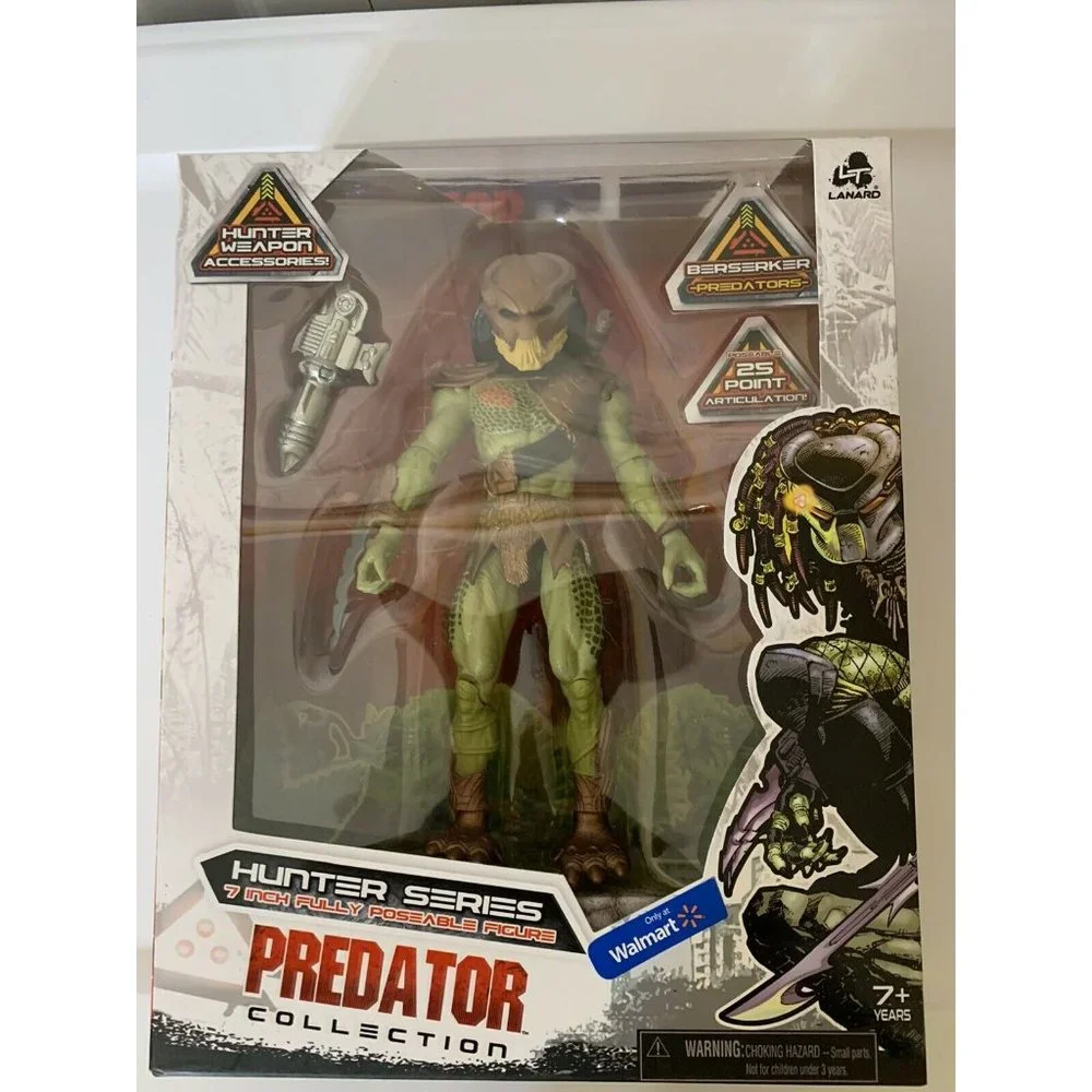 New Lanard Predator 7” Battle Action Figure‎ 31363 Berserker, Hunter Series